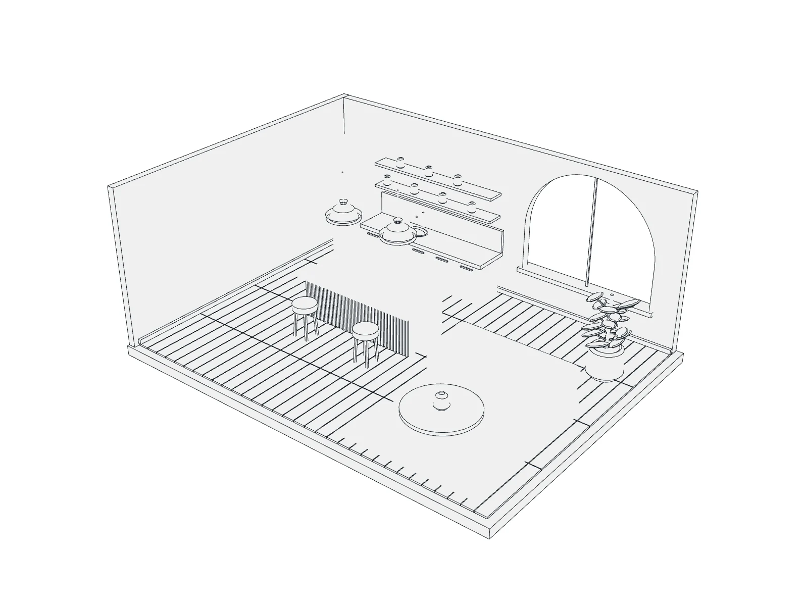 La rénovation · lignes et proportions