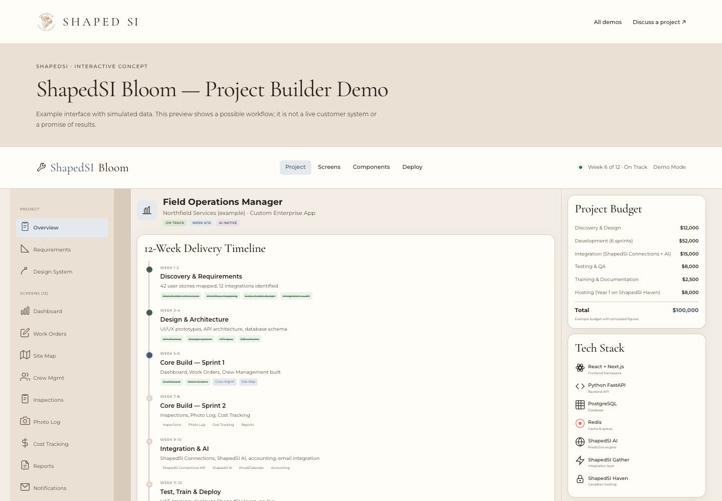 ShapedSI Form Workflow Builder
